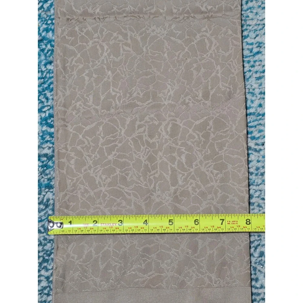 Taupe scarf with Floral Pattern 54